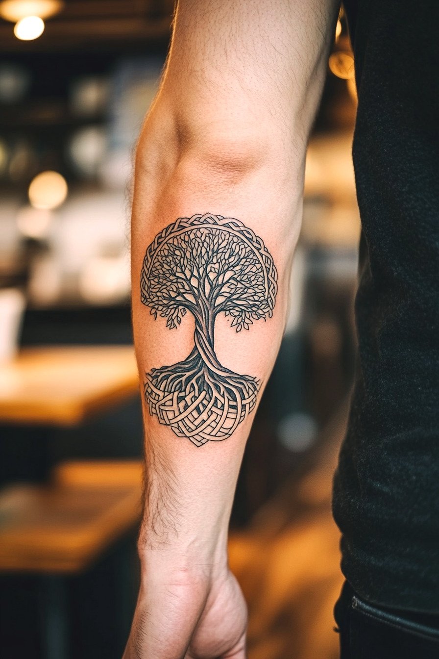 Tree of Life Tattoo Design Ideas For Men 25