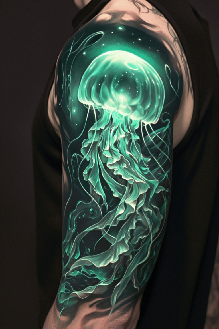 176 Unique & Enchanting Jellyfish Tattoo Designs That Stand Out ...