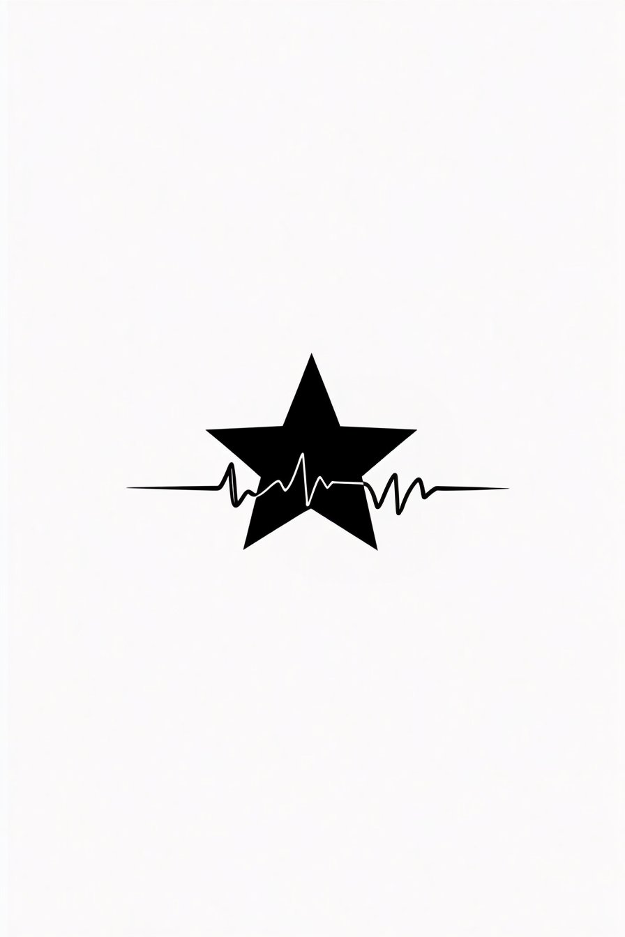 Star Tattoo Stencil Design 14