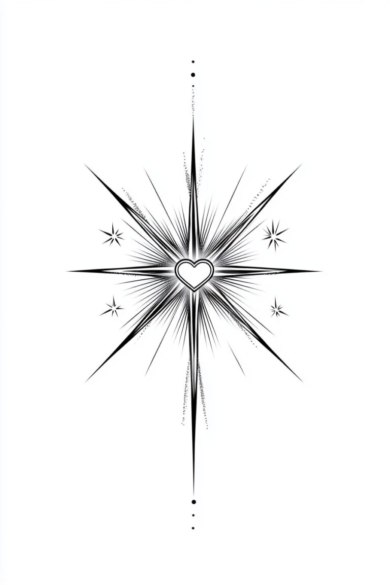 35 Stylish Star Tattoo Stencils for a Cosmic Touch – Refined Aesthetique