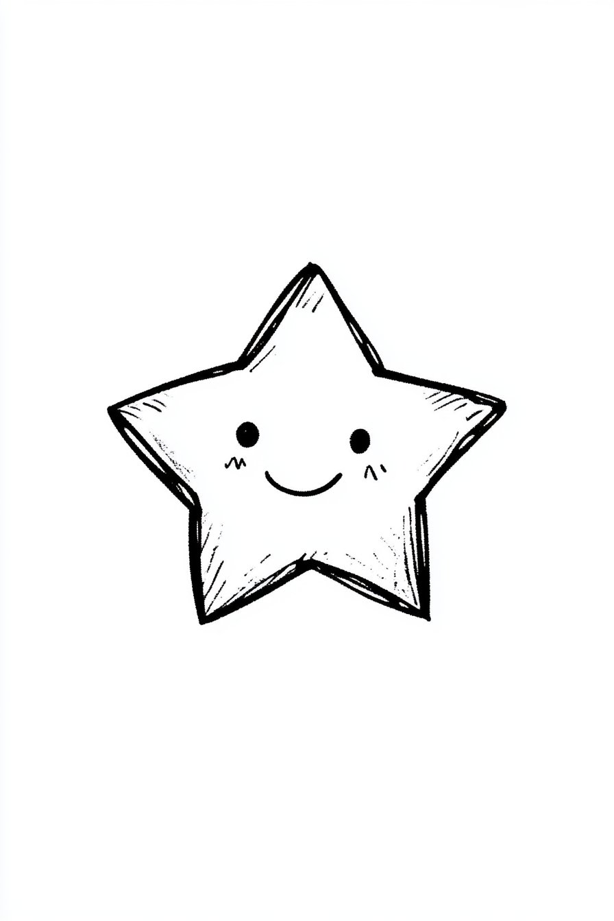 Star Tattoo Stencil Design 27