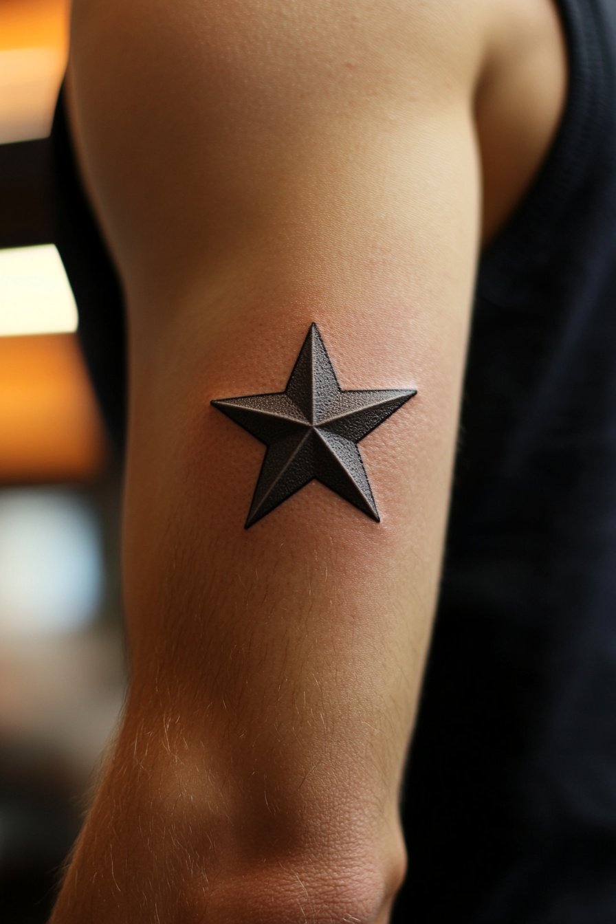 Star Tattoos For Men - Sleeve 1