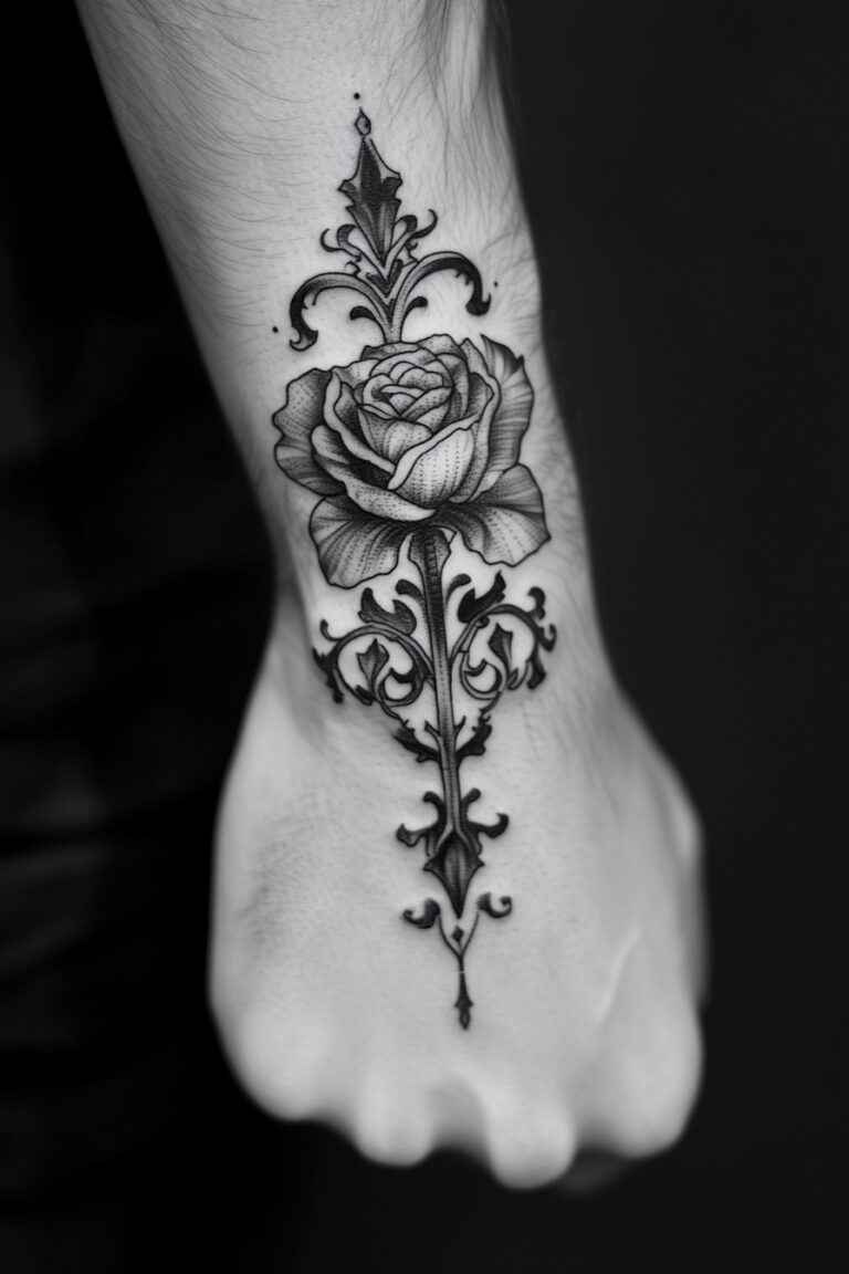 55 Incredible Rose Tattoos Every Man Should See – Refined Aesthetique